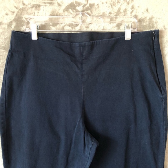 Old Navy Women Pants Size 18 Pull On Elastic Waistband Split Hem - Picture 3 of 16
